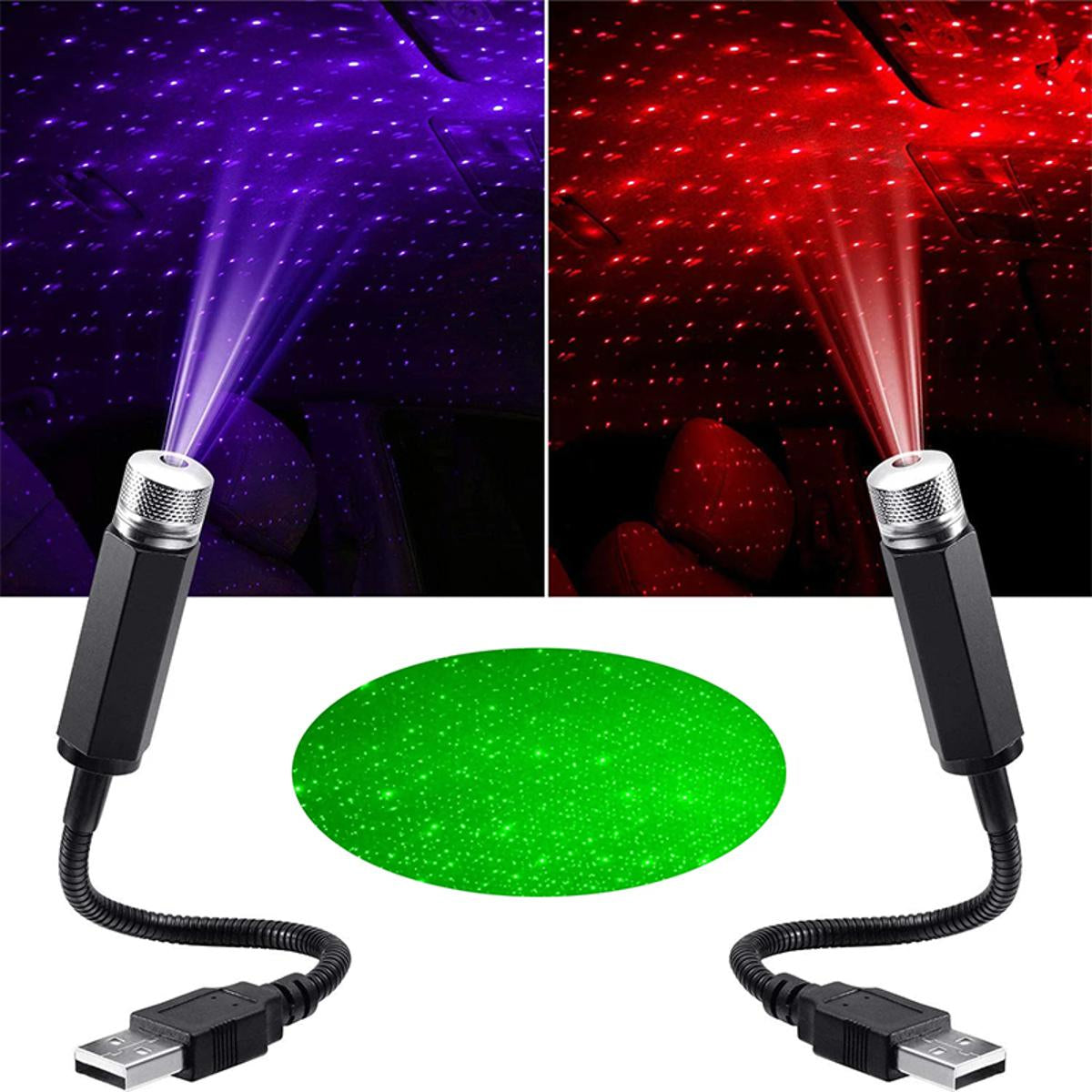Romantic LED Starry Sky Projector Lamp – USB Powered Galaxy Night Light for Bedroom & Home Decor