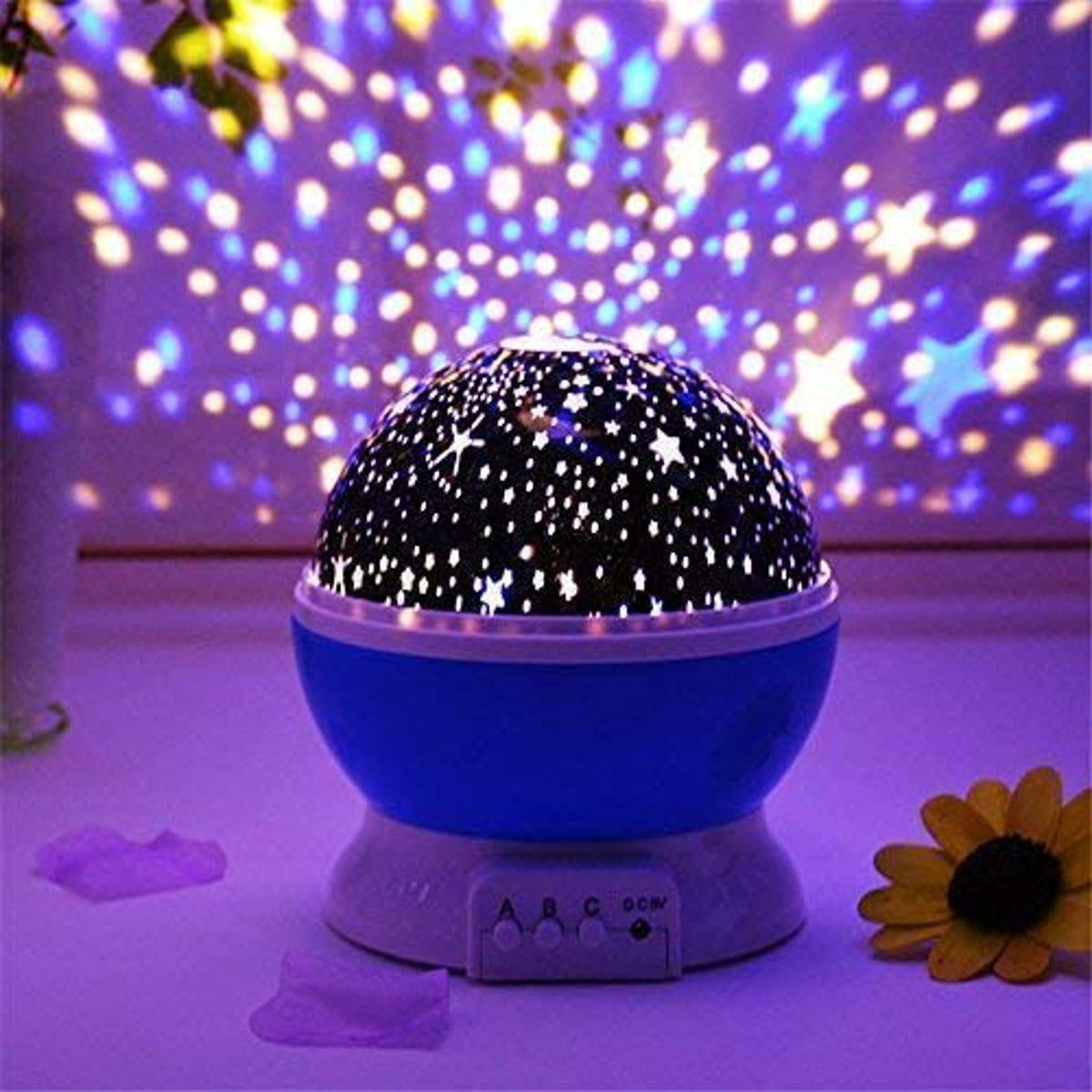 Star Master Galaxy Projector Moon Lamp – 360° Rotating