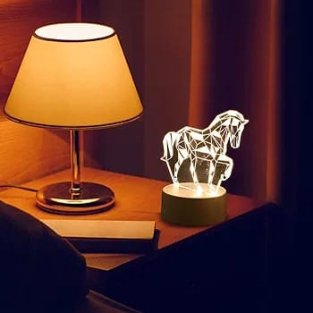 3D Animal Horse Night Lamp