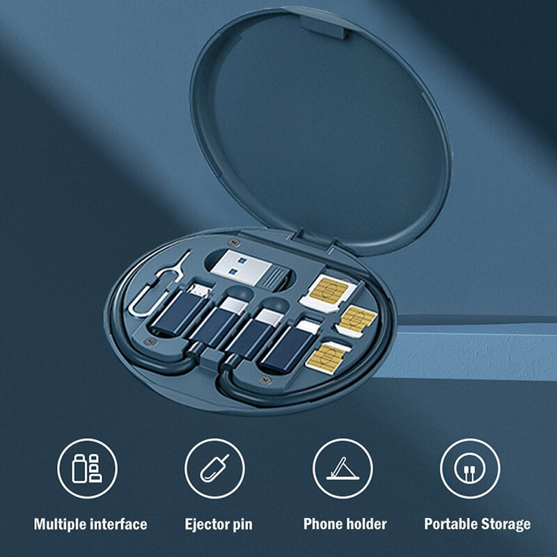 5 in 1 Data Cable Set - Fast Charging Cable