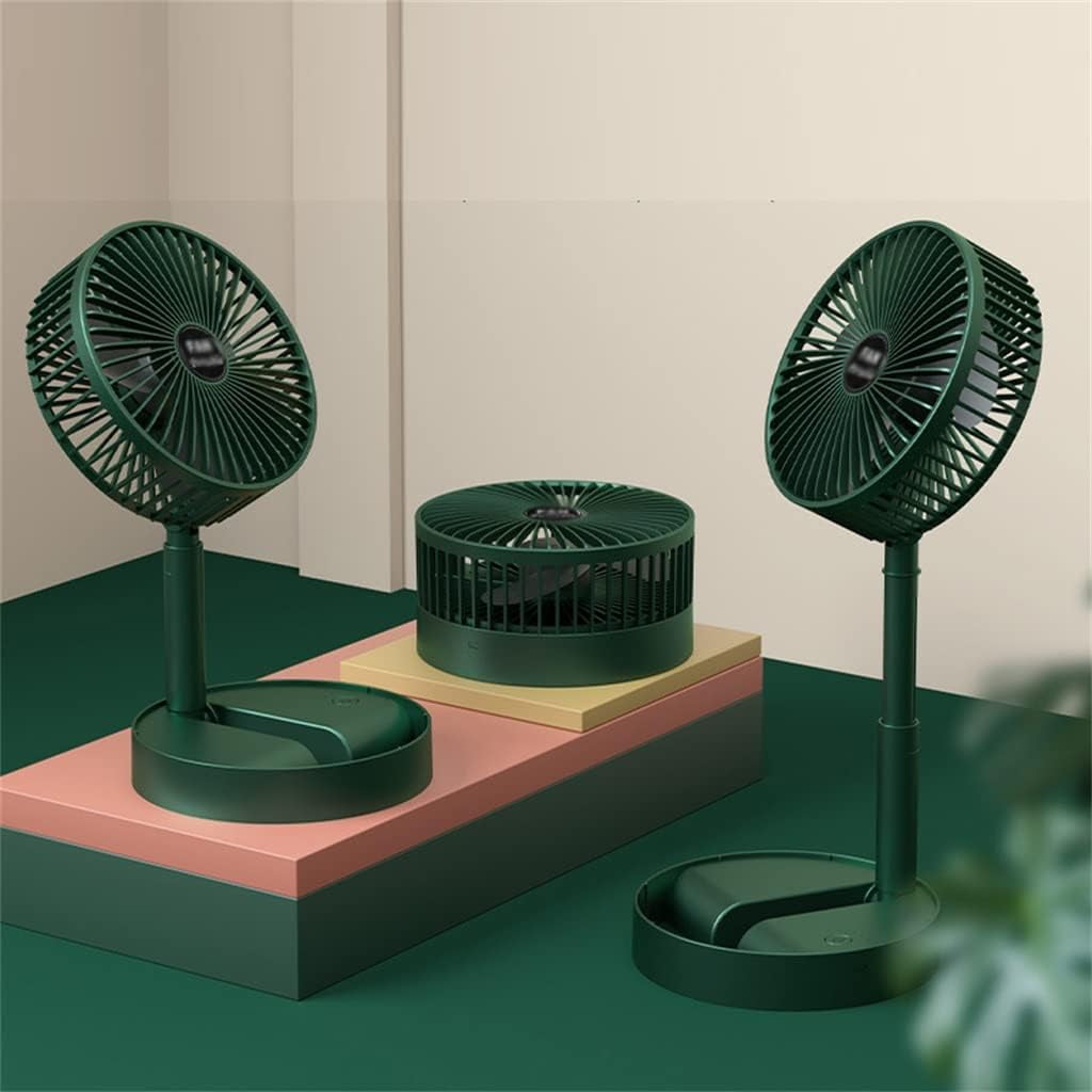 Mini Table Fan - USB Rechargeable Telescopic Foldable Desktop Fan