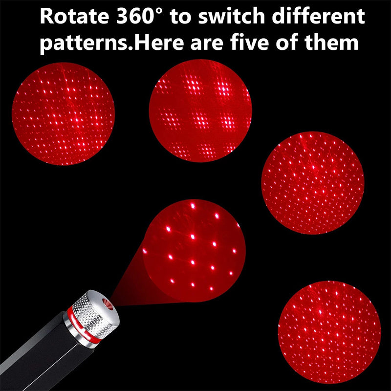 Romantic LED Starry Sky Projector Lamp – USB Powered Galaxy Night Light for Bedroom & Home Decor