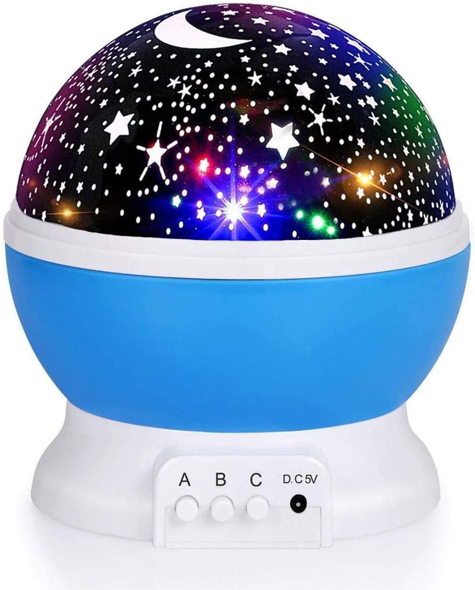 Star Master Galaxy Projector Moon Lamp – 360° Rotating