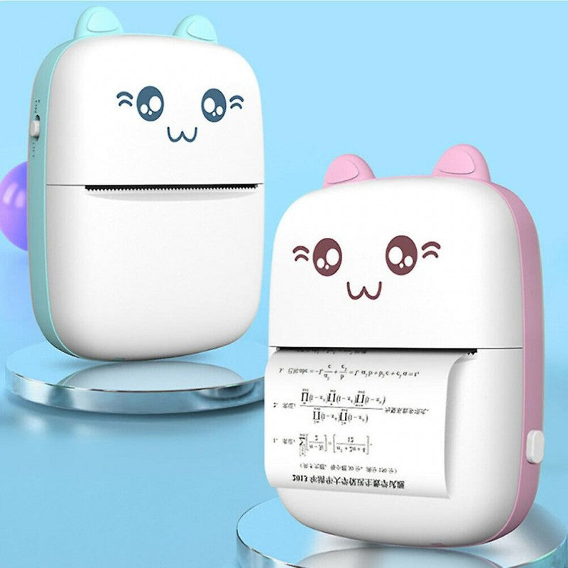 Pocket Inkless Mini Printer Thermal Portable Bluetooth Wireless Mini Printer For Kids