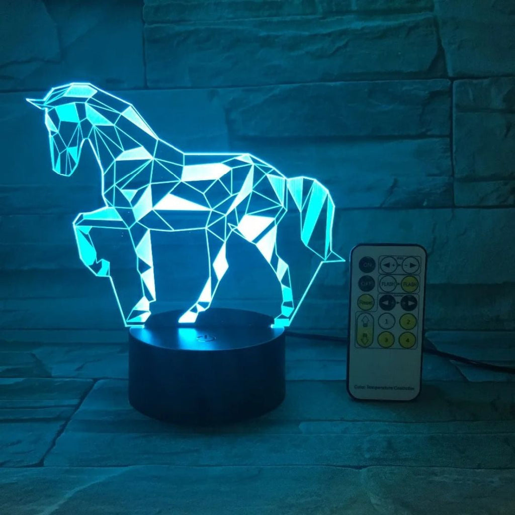 3D Animal Horse Night Lamp