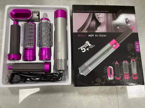 5 in 1 Hot Air Styler Multi Functional Hair Dryer and Styling Tool