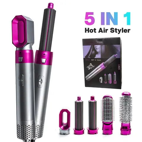 5 in 1 Hot Air Styler Multi Functional Hair Dryer and Styling Tool